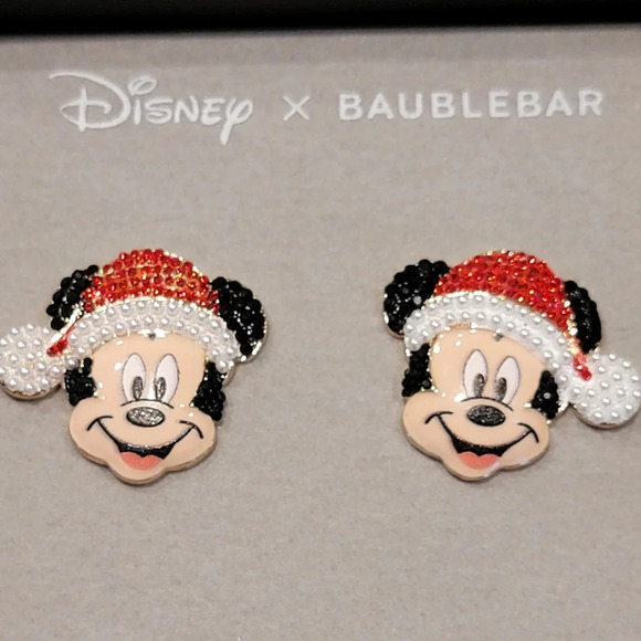 Disney X Baublebar Mickey Mouse Earrings NWT - Picture 2 of 4